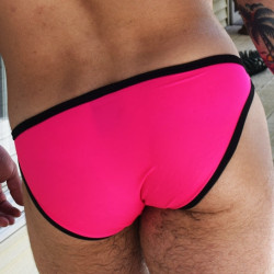 Breedwell Slip DOMINATOR MANKINI Rose fluo